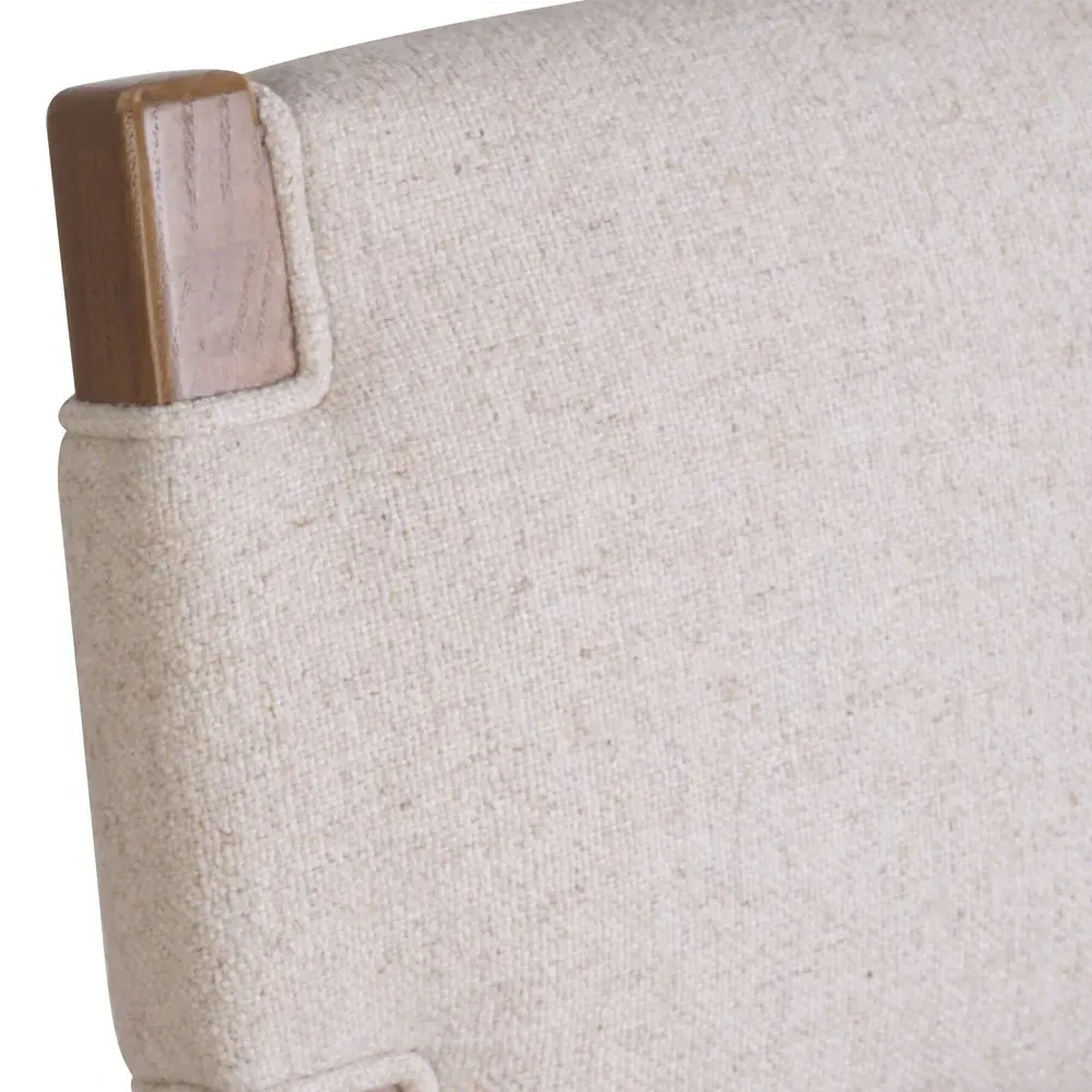 Zane Bar Stool - Cream, Ash Wood