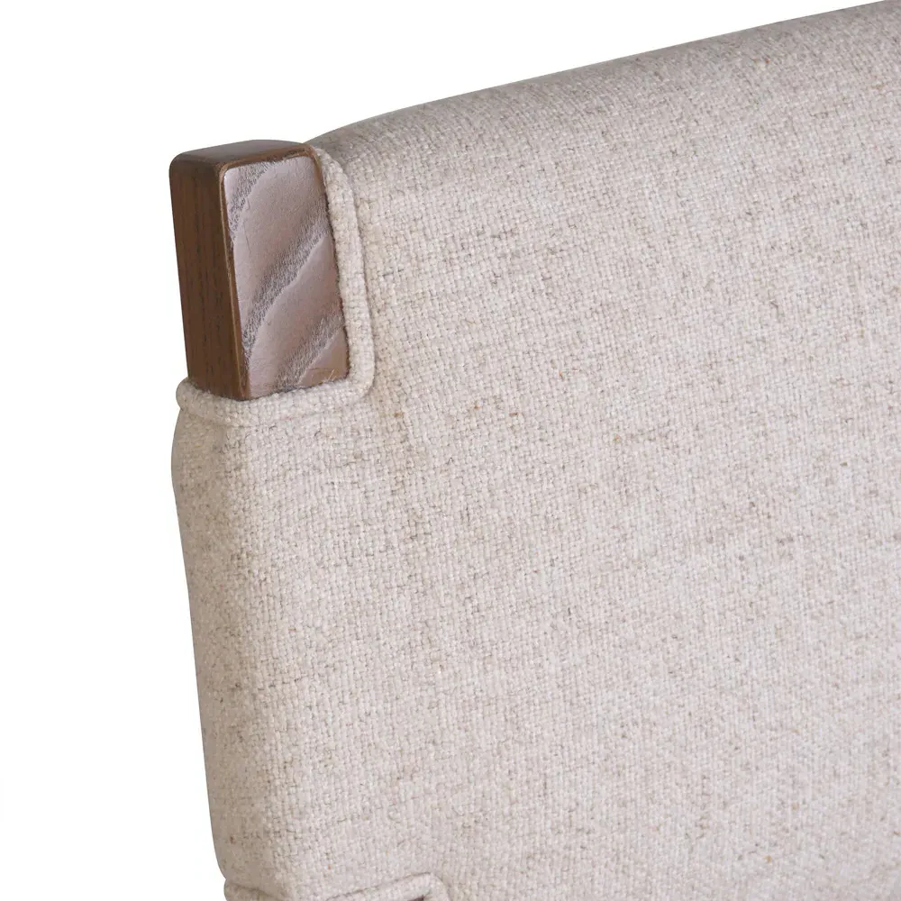 Zane Counter Stool - Cream, Ash Wood