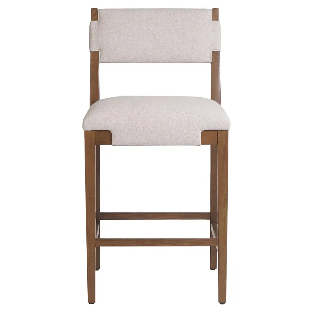 Zane Counter Stool - Cream, Ash Wood