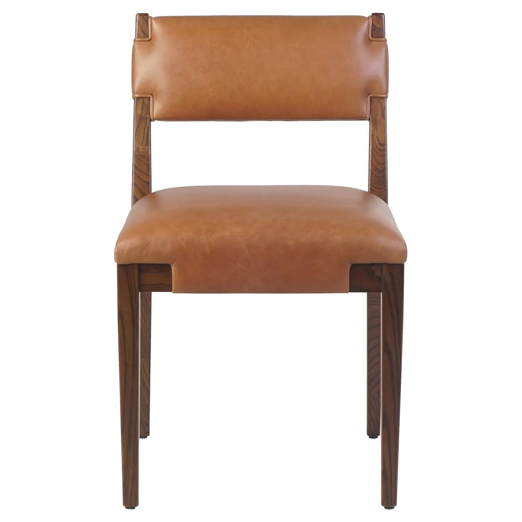 Zane Dining Chair - Brown, Leather image