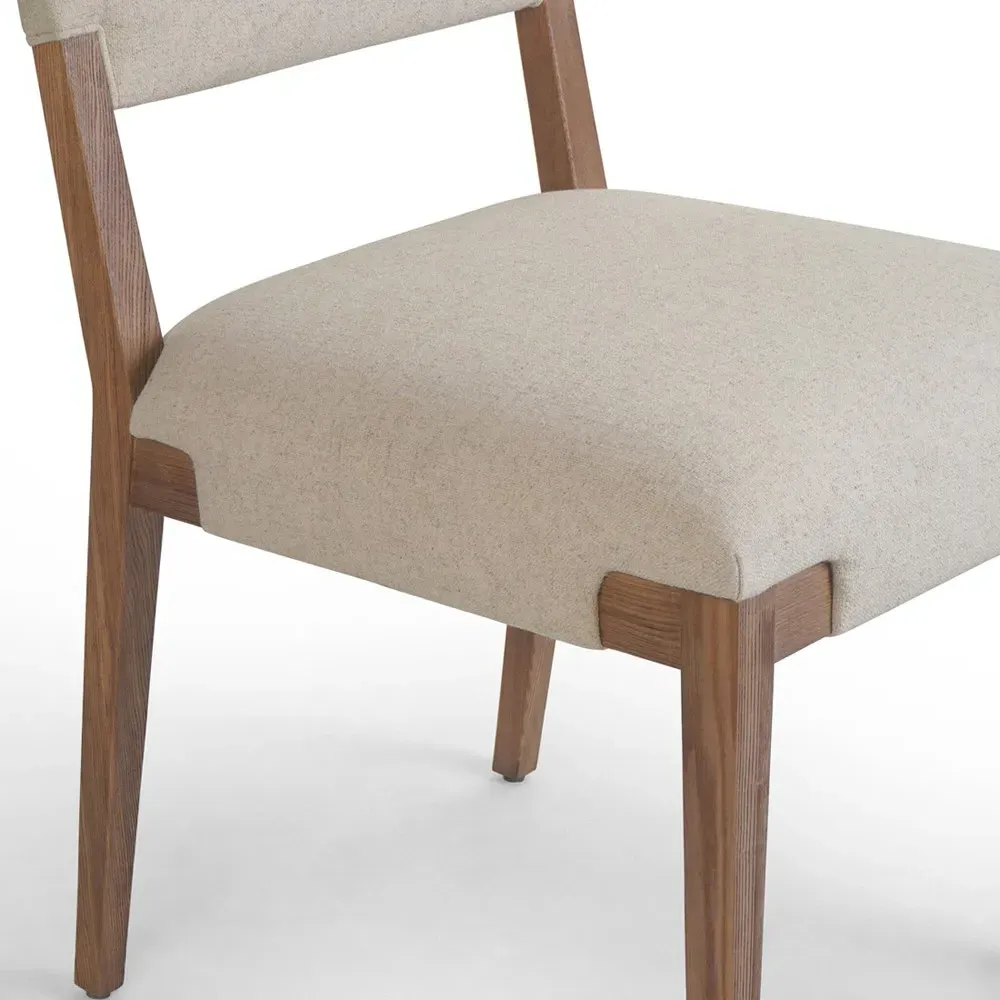 Zane Dining Chair - Cream, Ash Wood