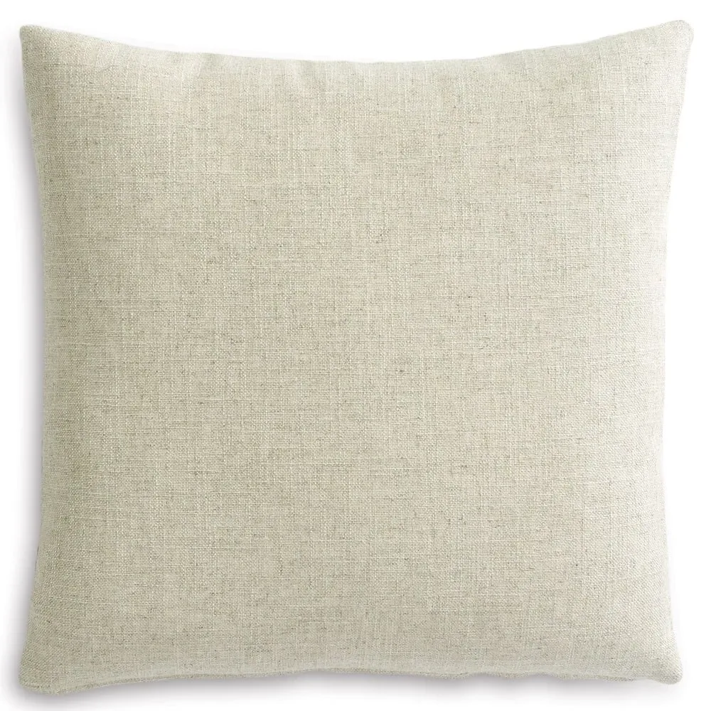 Zaria Embroidered Botanical Throw Pillow - Brown