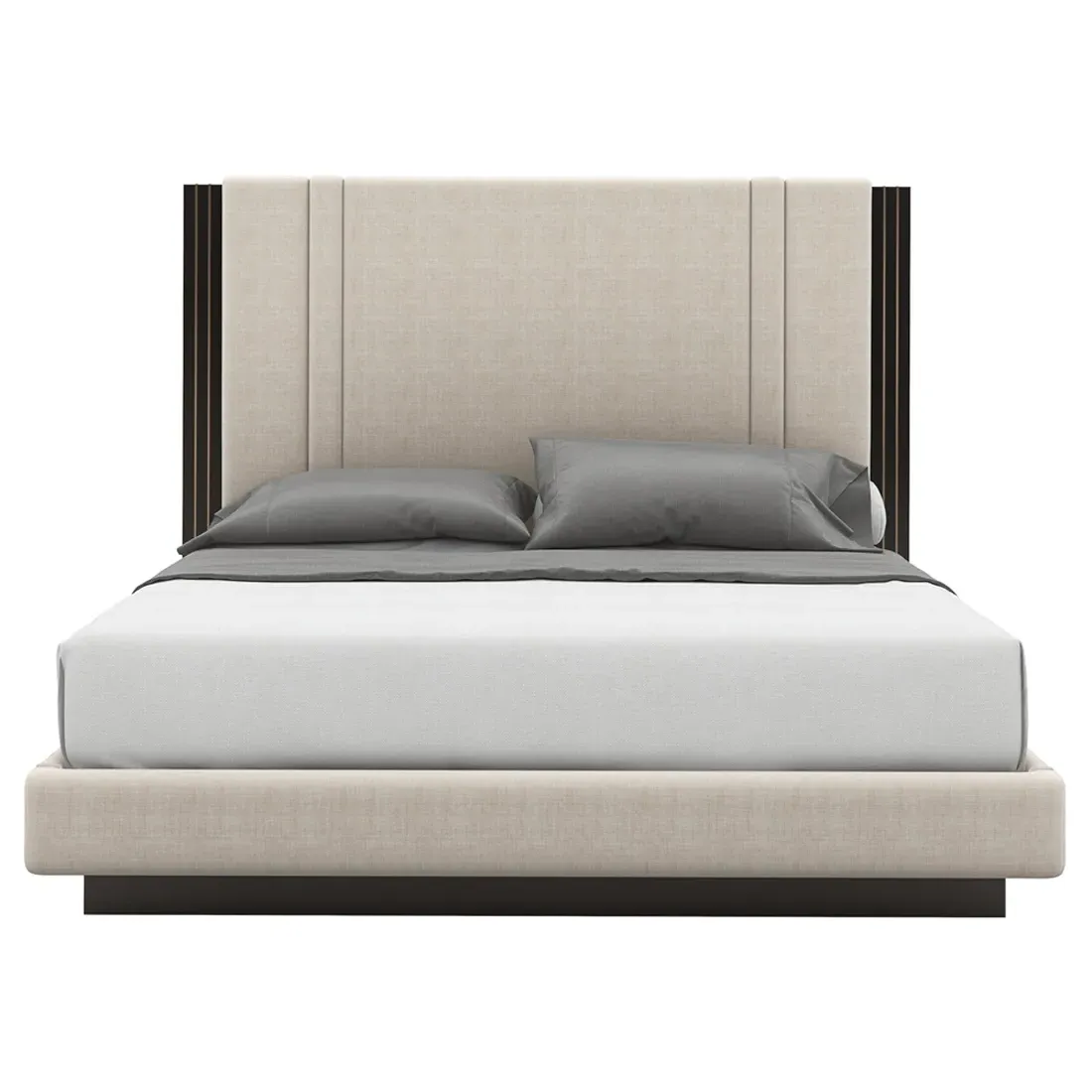 Zayla King Size Bed Frame - Cream, Birch Wood image