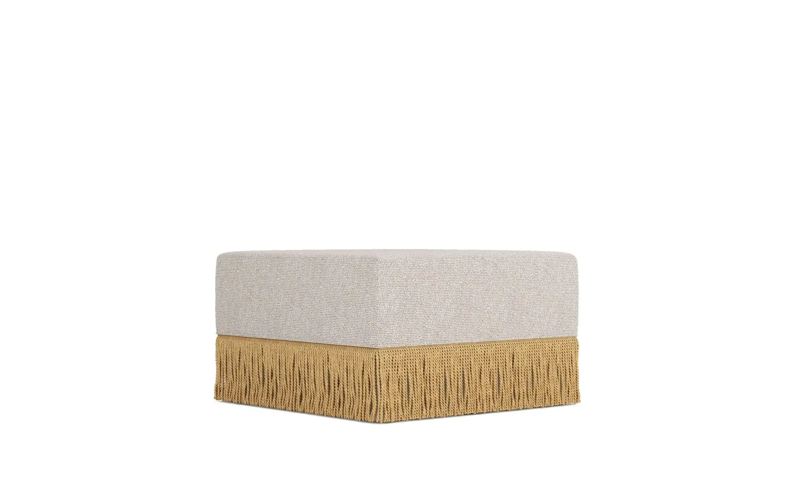 Zayla Performance Ottoman - White Lamb