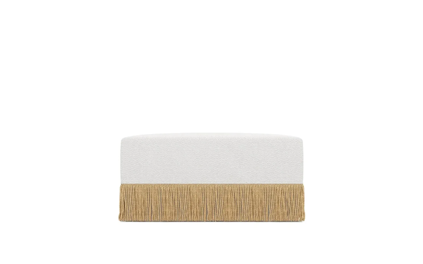 Zayla Performance Ottoman - White Lamb