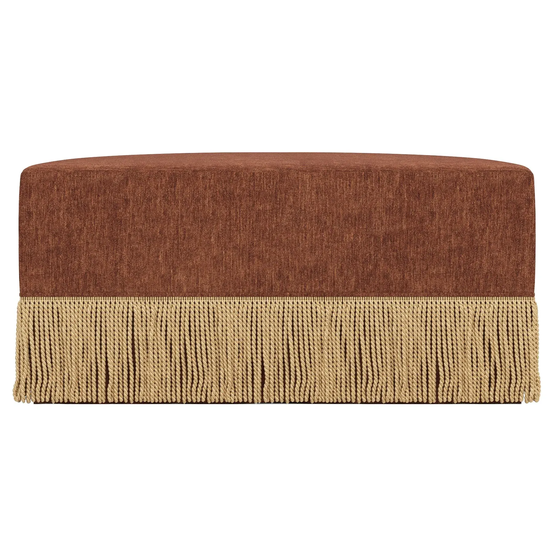 Zayla Square Ottoman - Chestnut image