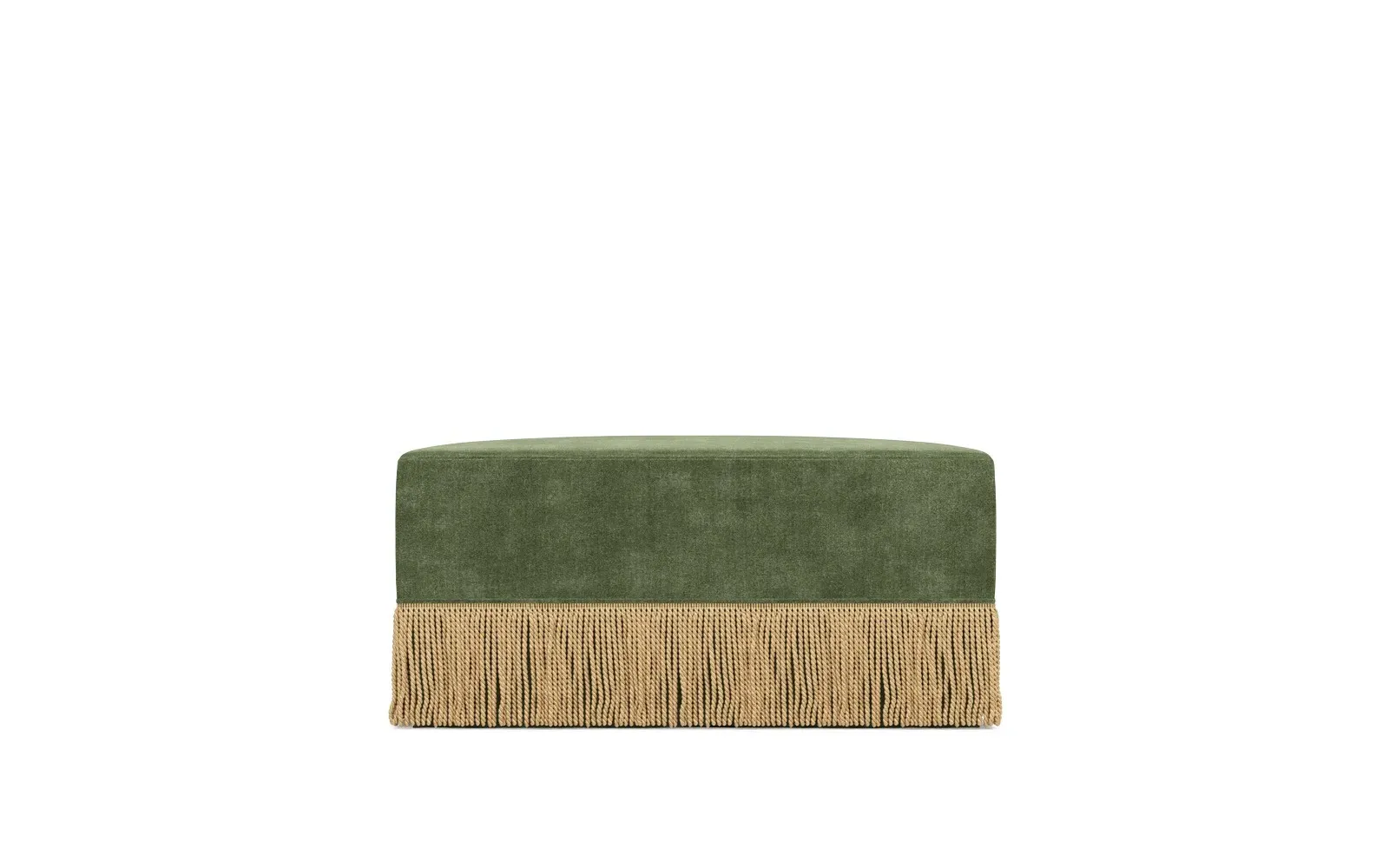 Zayla Square Ottoman - Grassy Knoll