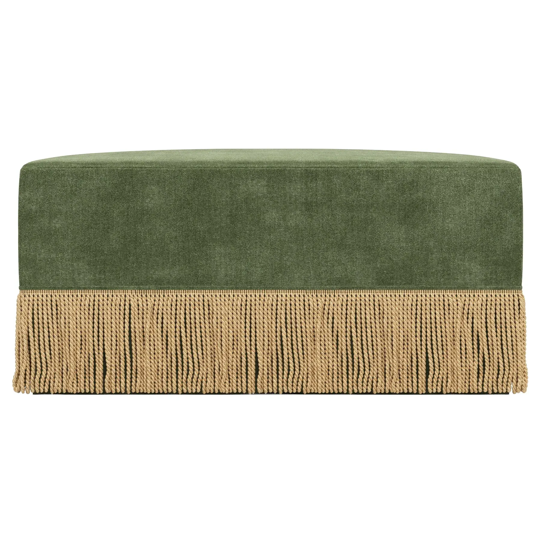 Zayla Square Ottoman - Grassy Knoll