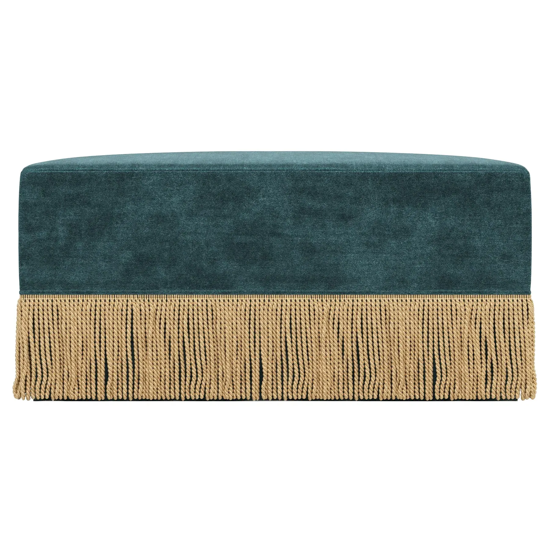 Zayla Square Ottoman - Mallard Green