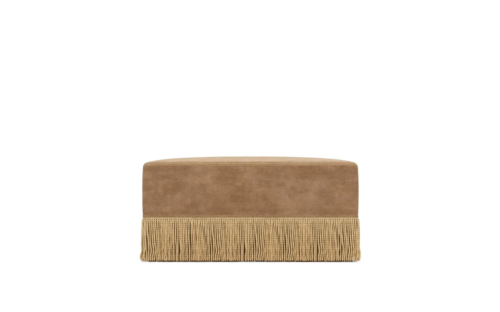 Zayla Square Ottoman - Nutmeg