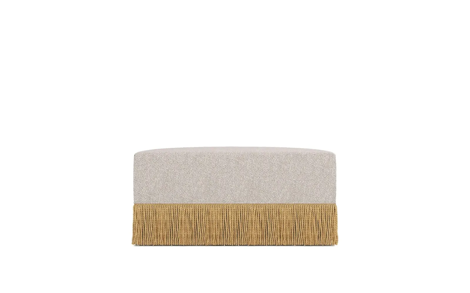 Zayla Square Ottoman - Spanish Moss