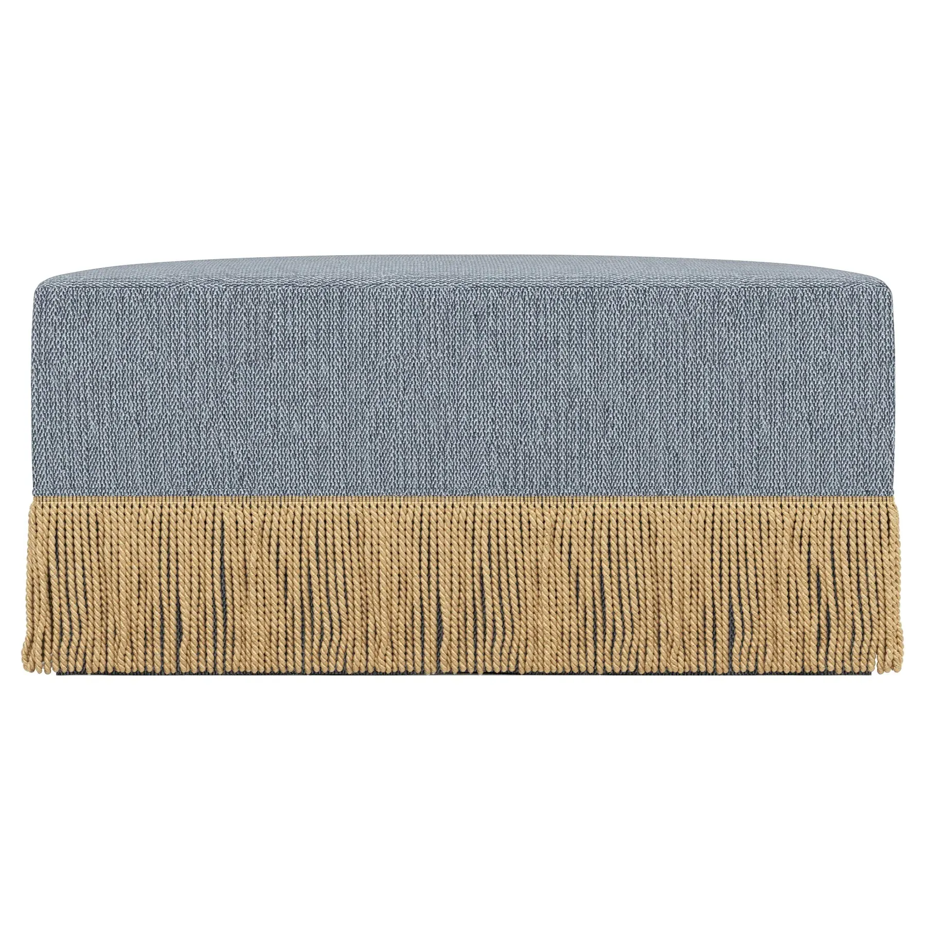 Zayla Square Ottoman - Tidal Pool