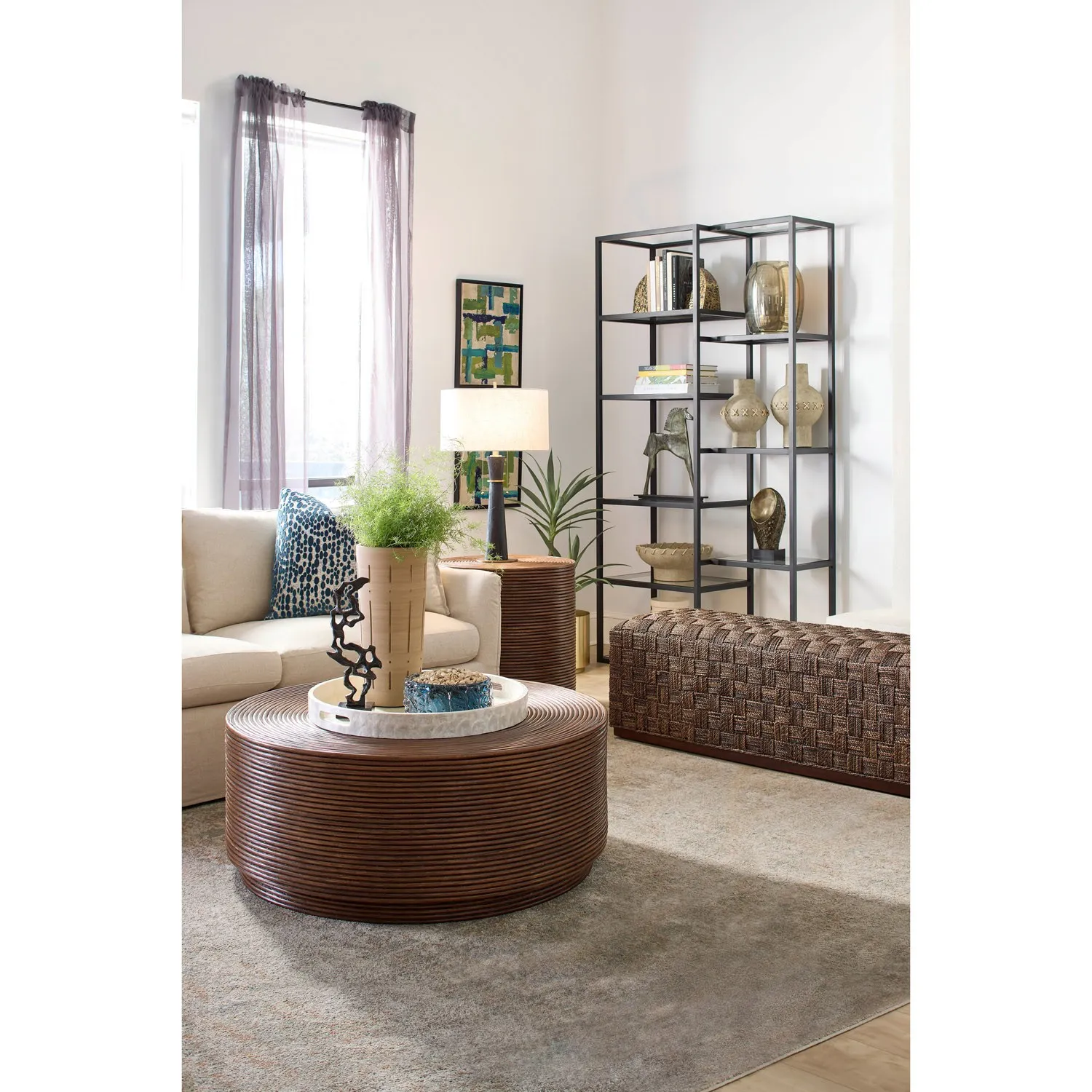 Zayne Small Etruscan Horse Statue - Green, Aluminum