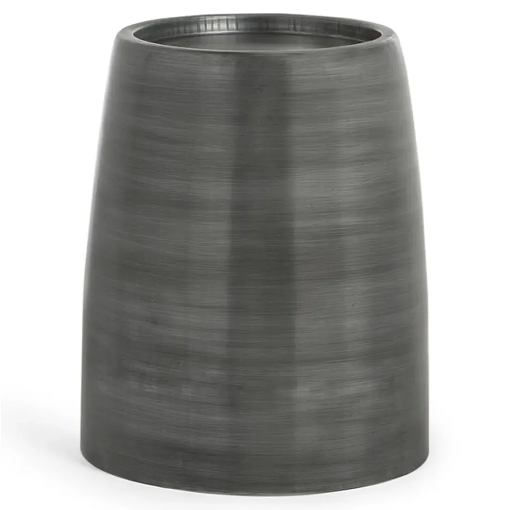 Zelda Barrel Side Table - Black Zinc, Mild Steel image