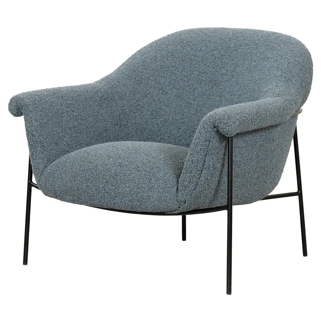 Zeltzin Arm Chair - Blue, Boucle image