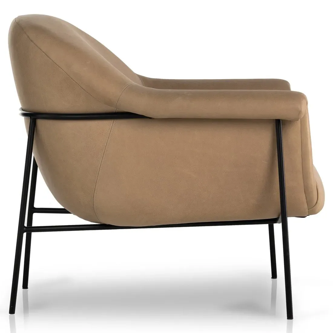 Zeltzin Arm Chair - Brown, Leather