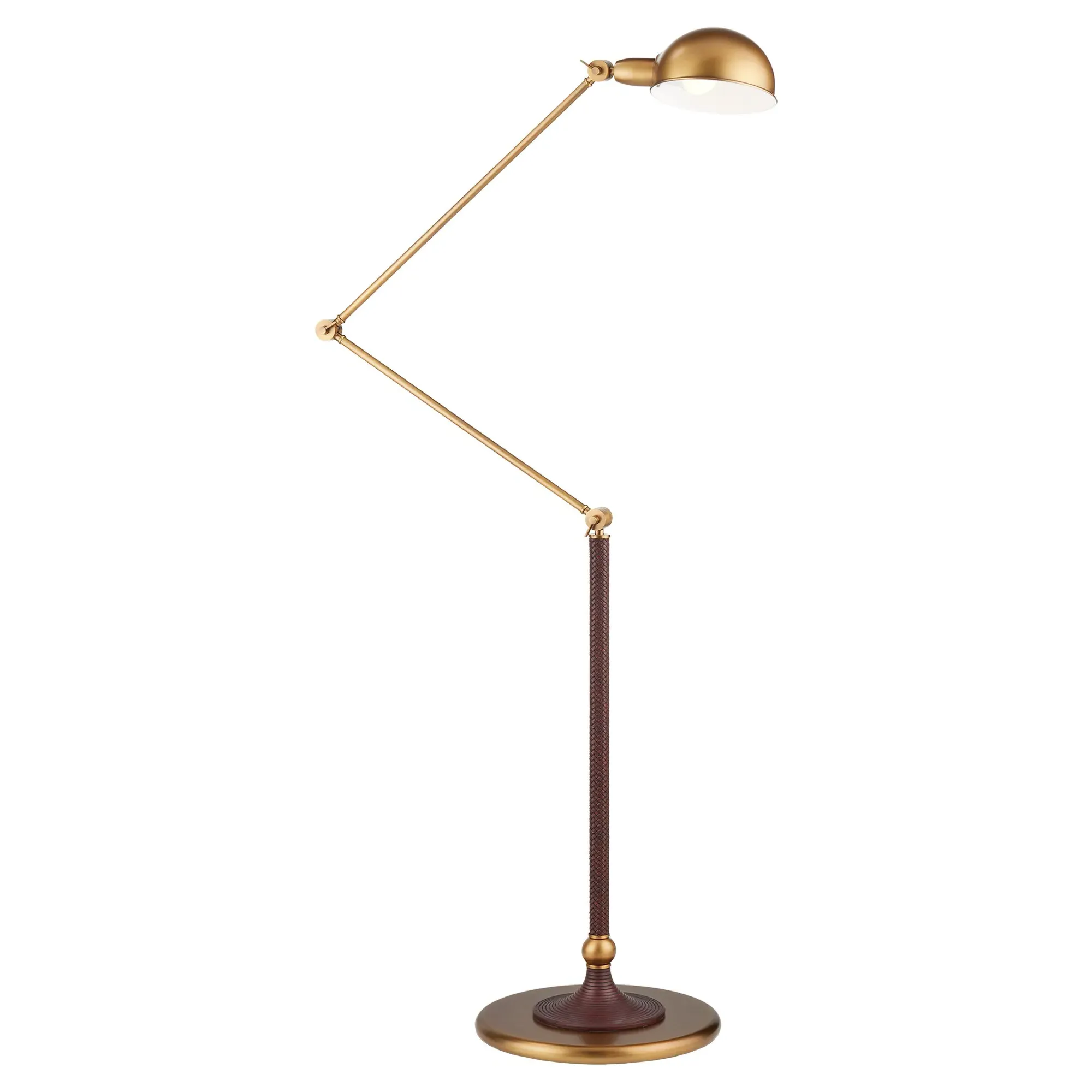 Zephyr Task Floor Lamp - Antique Brass, Metal image