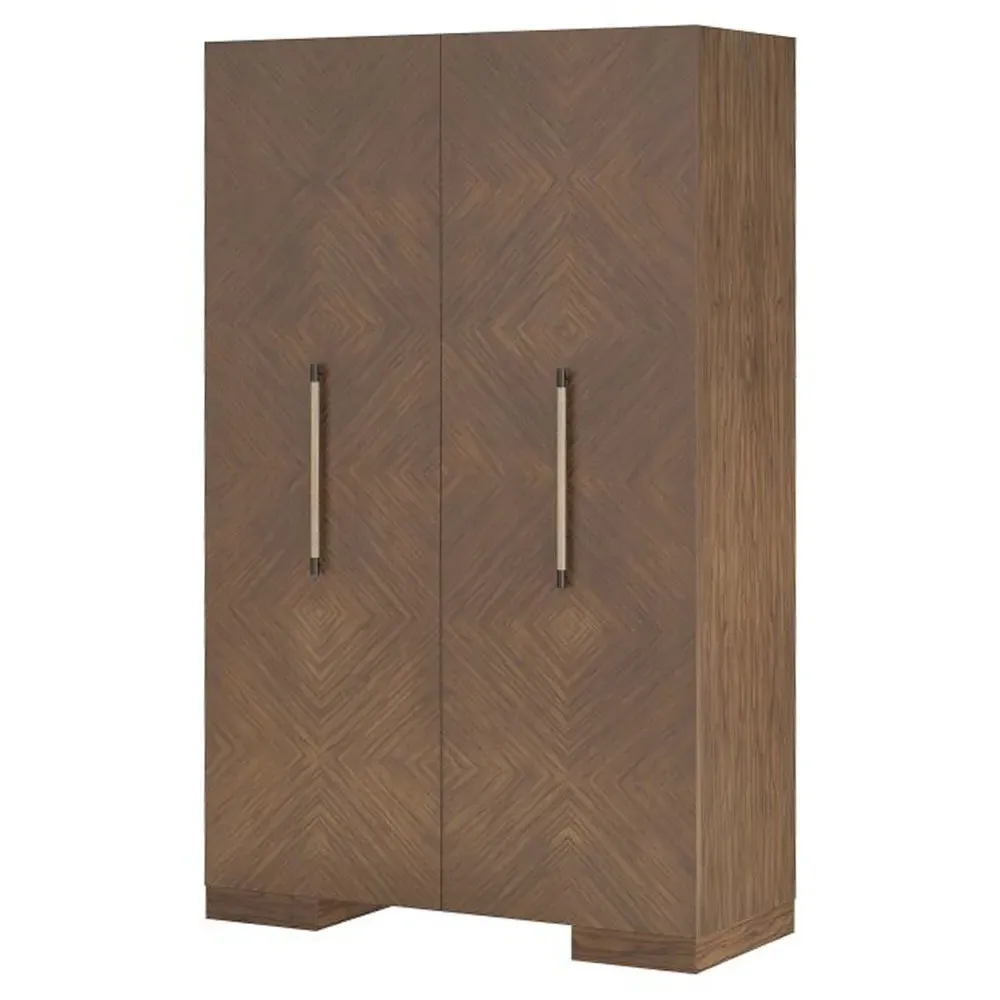 Zigelman Patchwork Cabinet - Brown, Wood