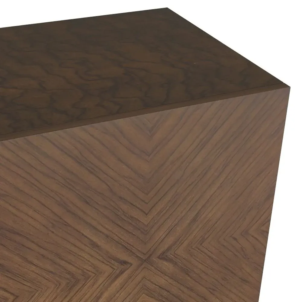 Zigelman Patchwork Cabinet - Brown, Wood