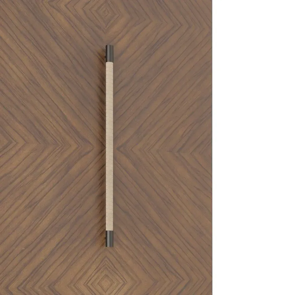 Zigelman Patchwork Cabinet - Brown, Wood