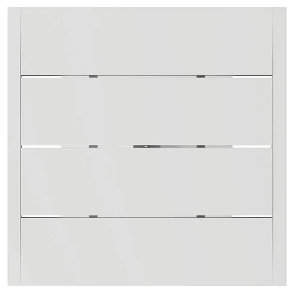 Zimce Square Outdoor Bistro Table - White, Aluminum