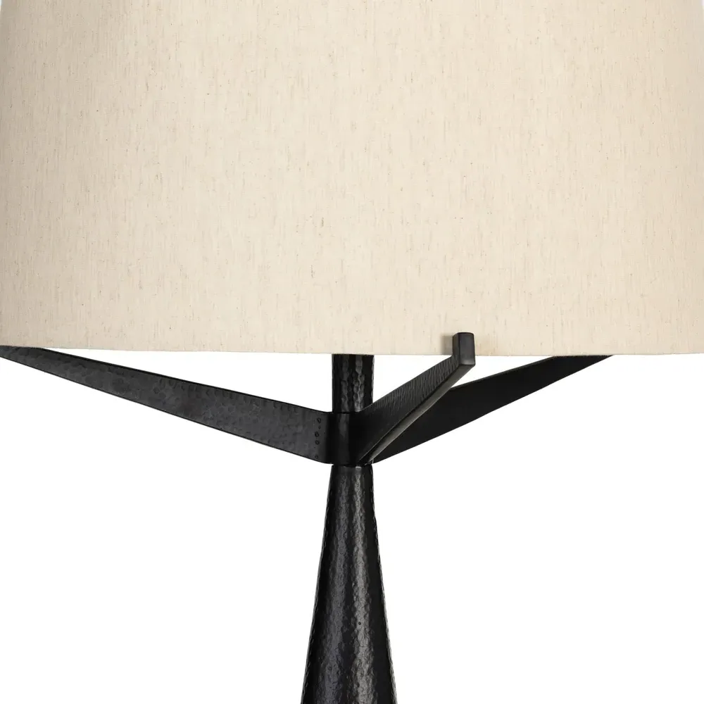 Zion Column Floor Lamp - Black, Aluminum
