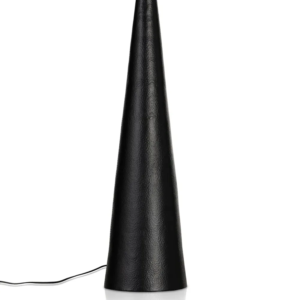 Zion Column Floor Lamp - Black, Aluminum