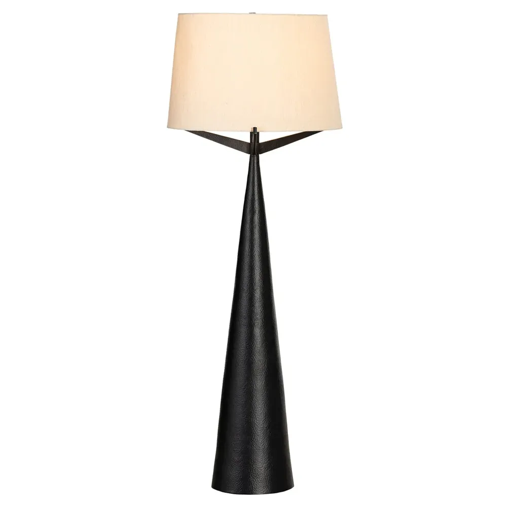 Zion Column Floor Lamp - Black, Aluminum image