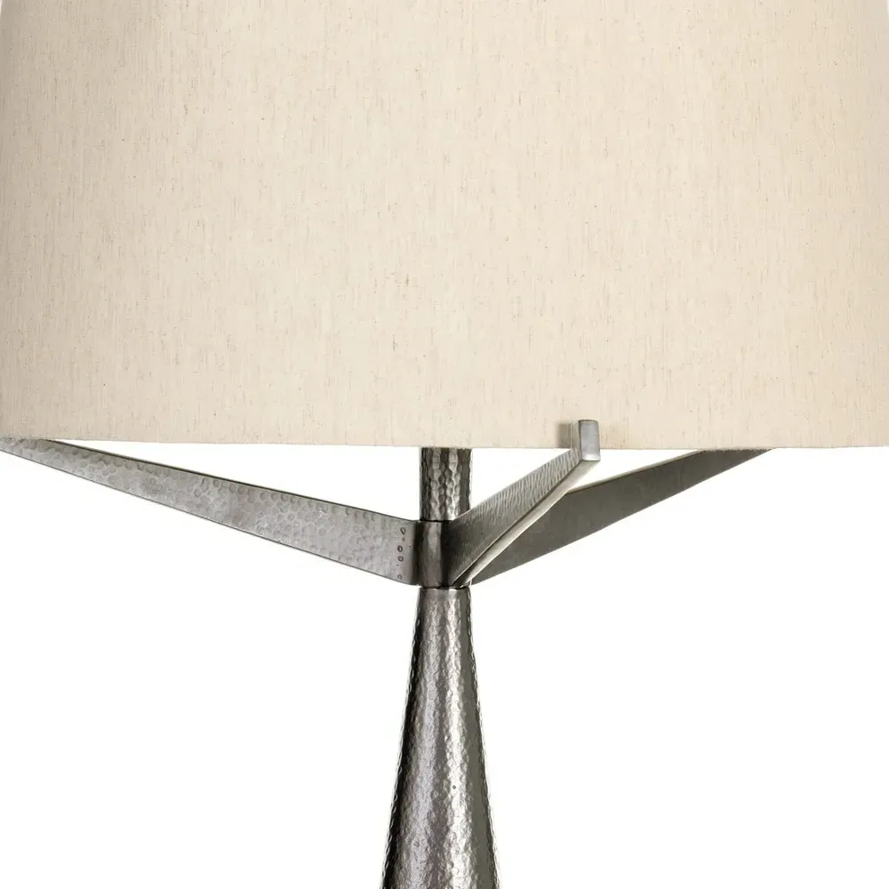 Zion Column Floor Lamp - Smoked Nickel, Aluminum