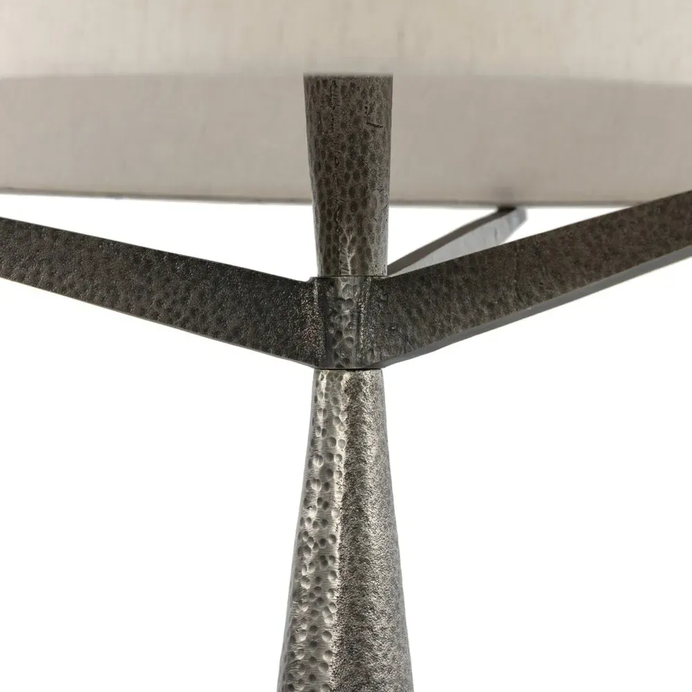 Zion Column Floor Lamp - Smoked Nickel, Aluminum