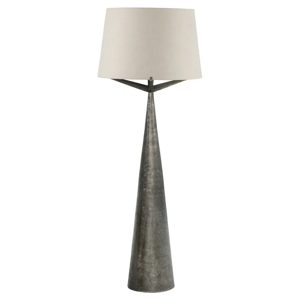 Zion Column Floor Lamp - Smoked Nickel, Aluminum image
