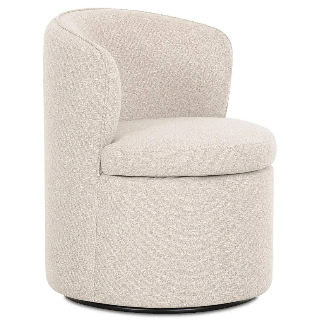 Zoey Swivel Dining Chair - Cream