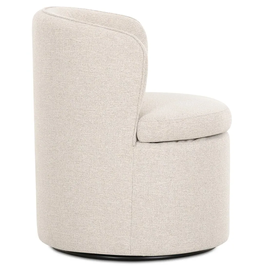 Zoey Swivel Dining Chair - Cream
