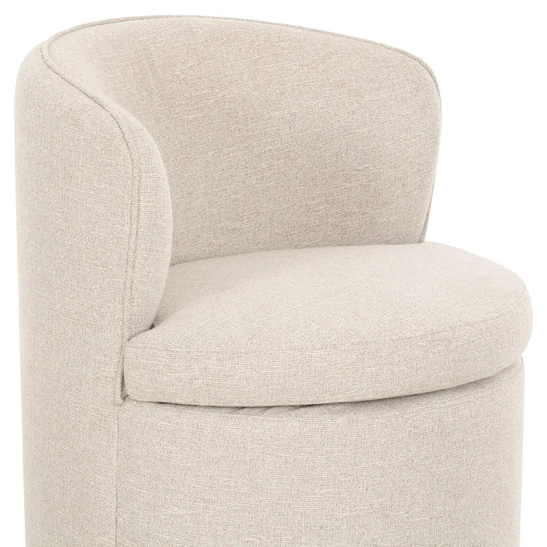 Zoey Swivel Dining Chair - Cream