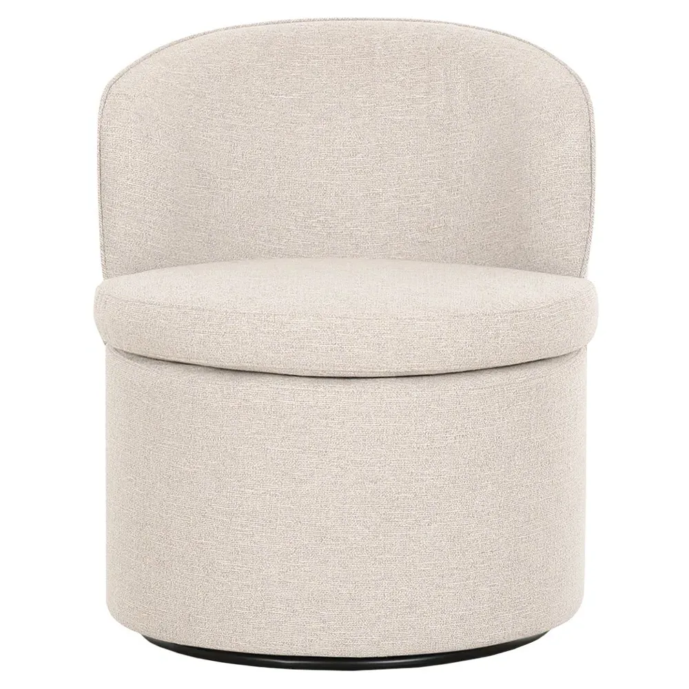 Zoey Swivel Dining Chair - Cream image