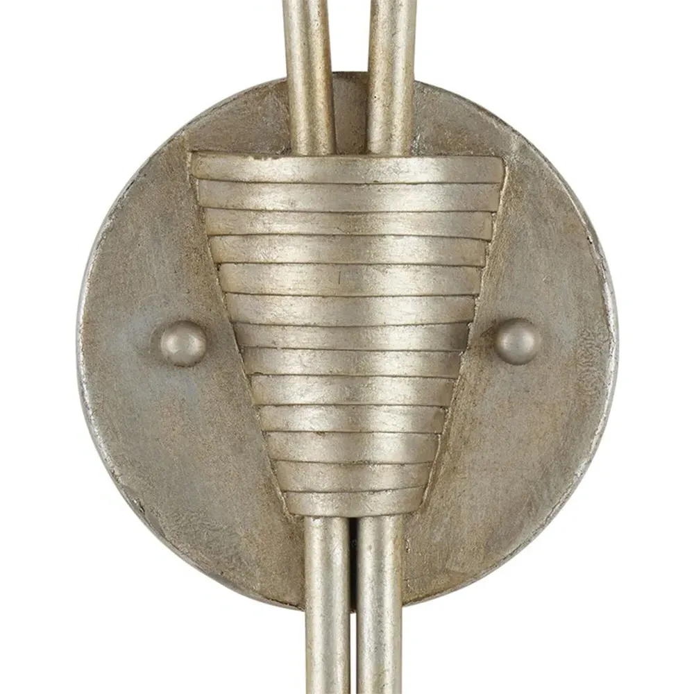 Zoey Wall Sconce Left - Silver, Wrought Iron