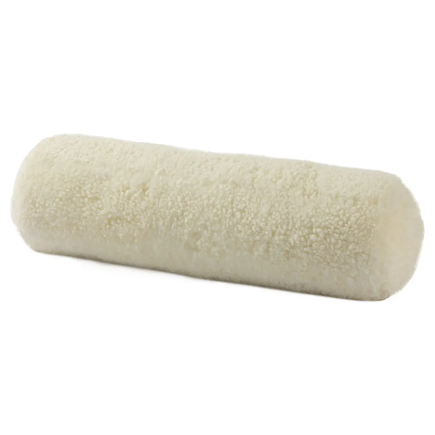 Zola Bolster Pillow - White, Sheepskin