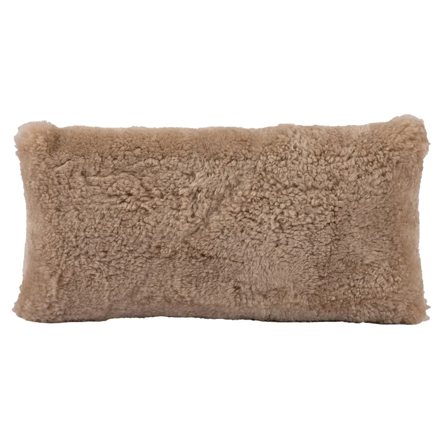 Zola Lumbar Pillow - Light Brown, Sheepskin