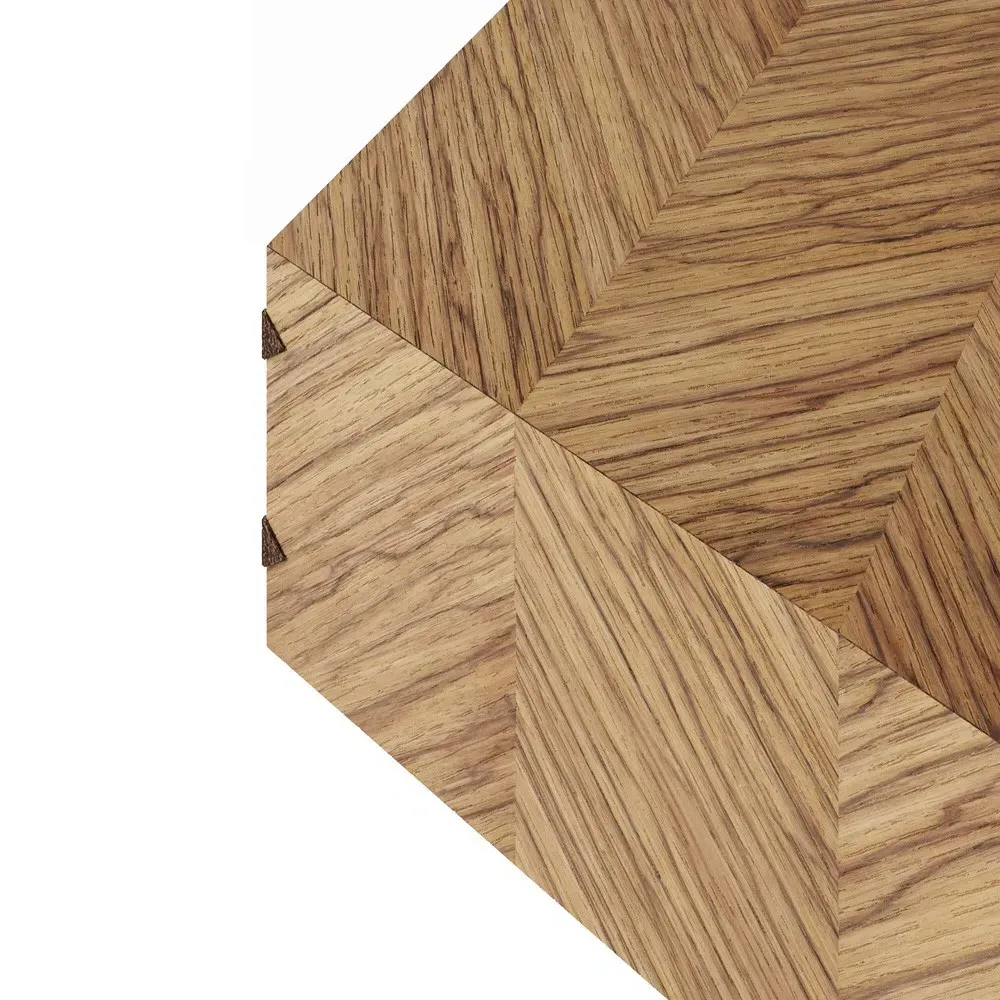 Zuki Rectangular Coffee Table - Brown, Wood