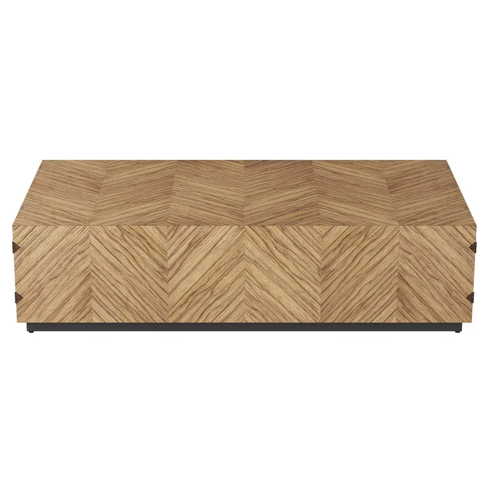 Zuki Rectangular Coffee Table - Brown, Wood image