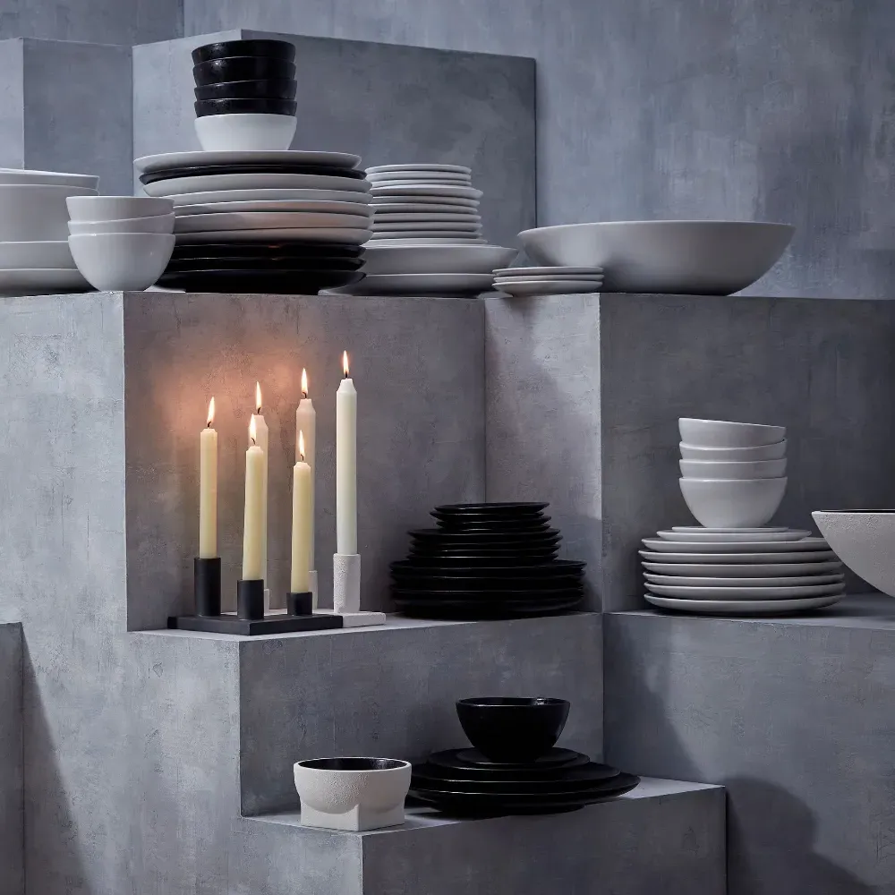 Alchimie Cereal Bowl - White, Earthenware