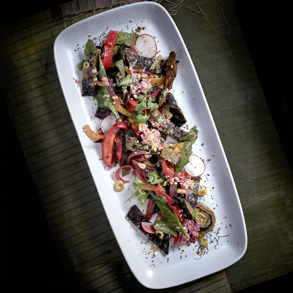 Alchimie Small Rectangular Platter - White, Earthenware