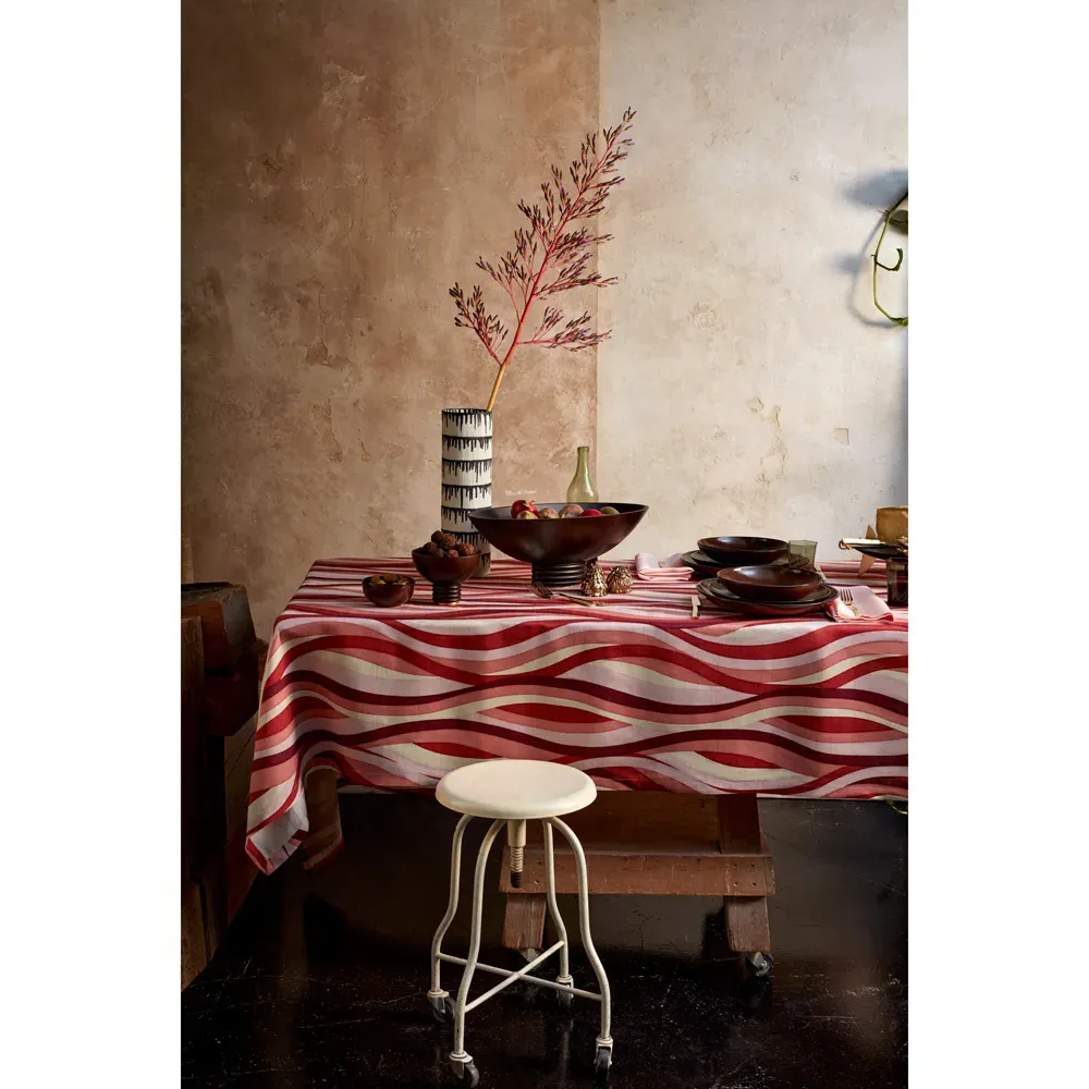 Alhambra Oval Footed Serving Bowl - Brown, Ash Wood