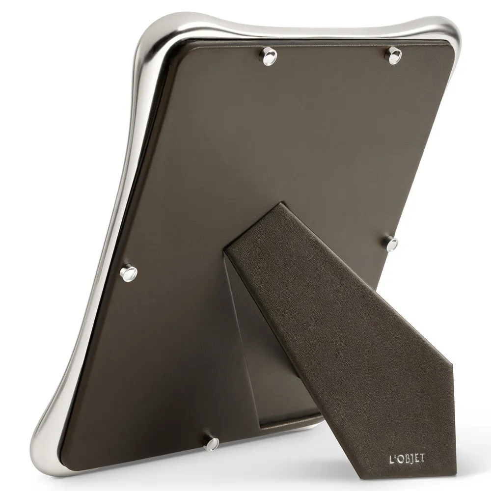 Anton Curved Photo Frame 8x10 - Platinum, Metal