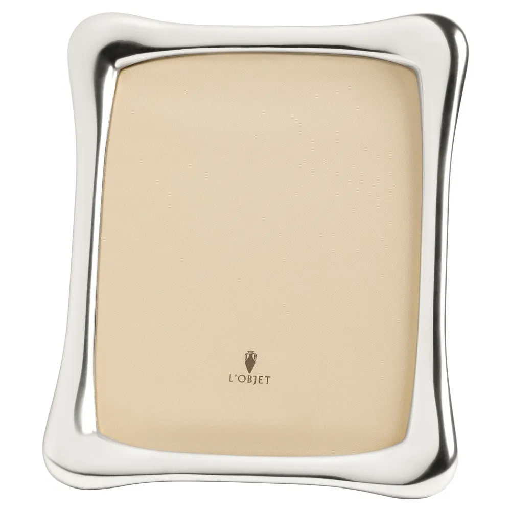 Anton Curved Photo Frame 8x10 - Platinum, Metal
