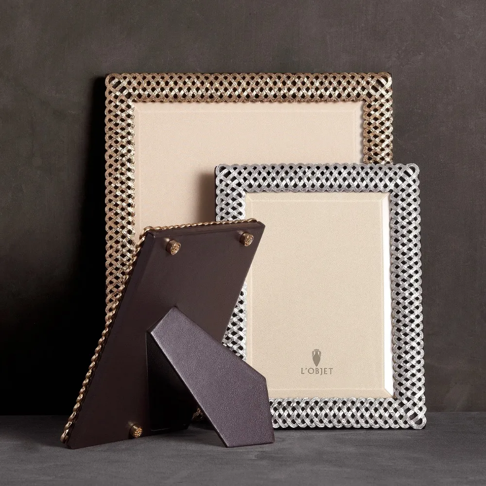 Braid 8x10 Photo Frame - Gold, Metal