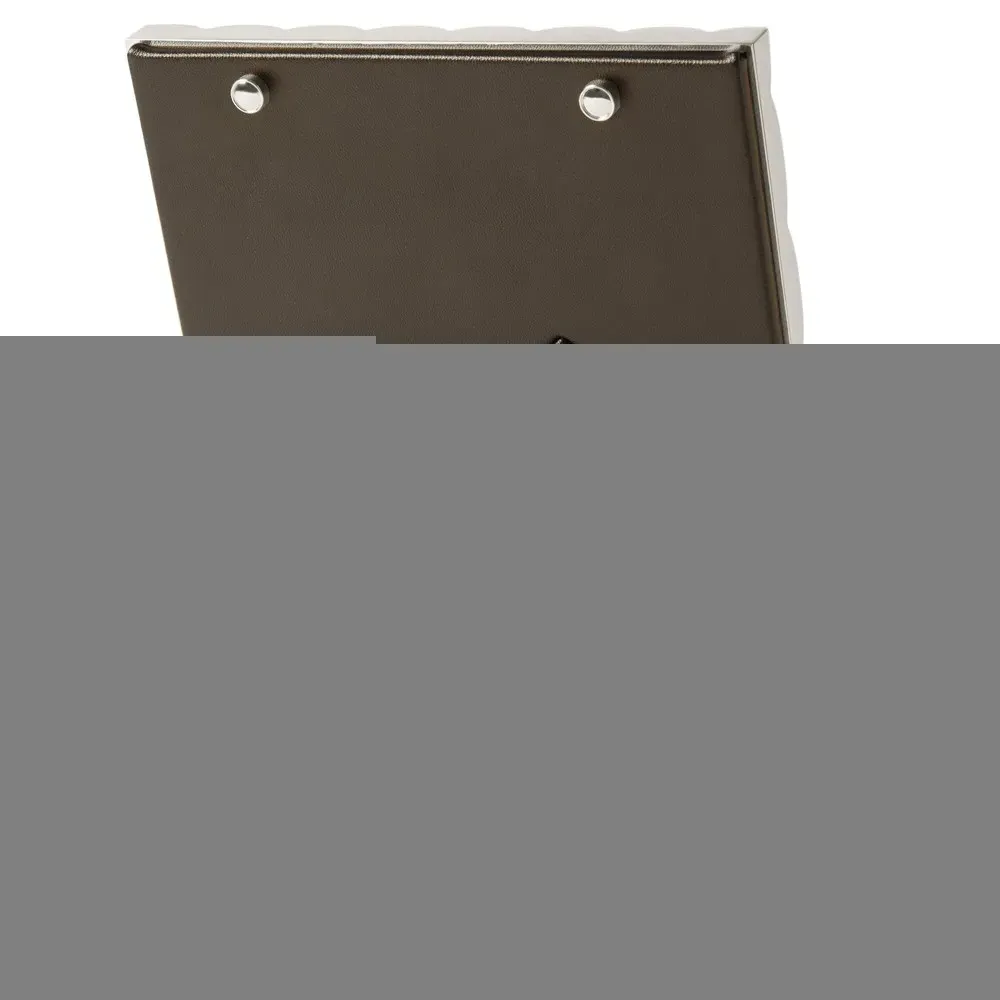 L'Objet Maxime 5x7 Photo Frame - Platinum, Metal