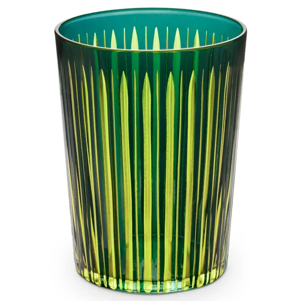 Prism Highball Glass Set of 4 - Green