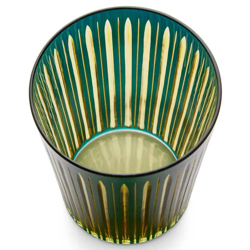 Prism Highball Glass Set of 4 - Green