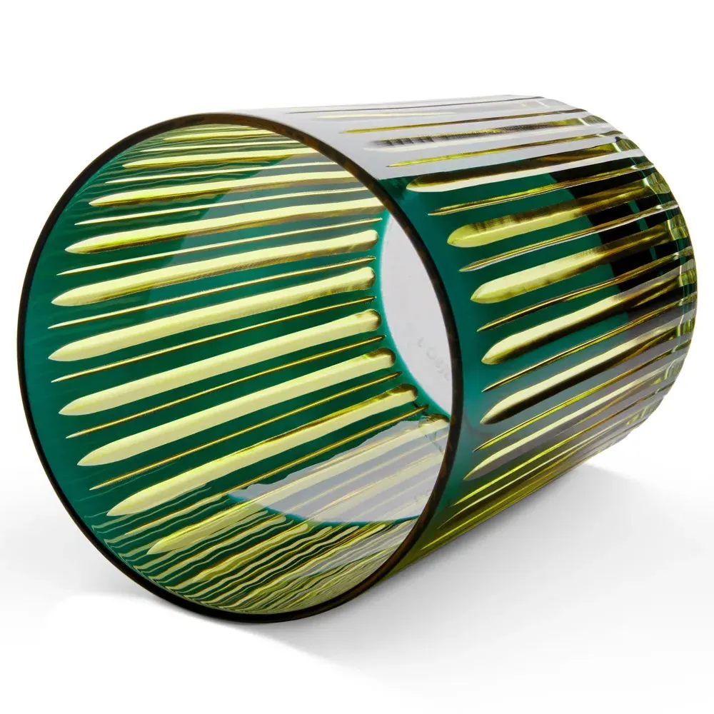 Prism Highball Glass Set of 4 - Green